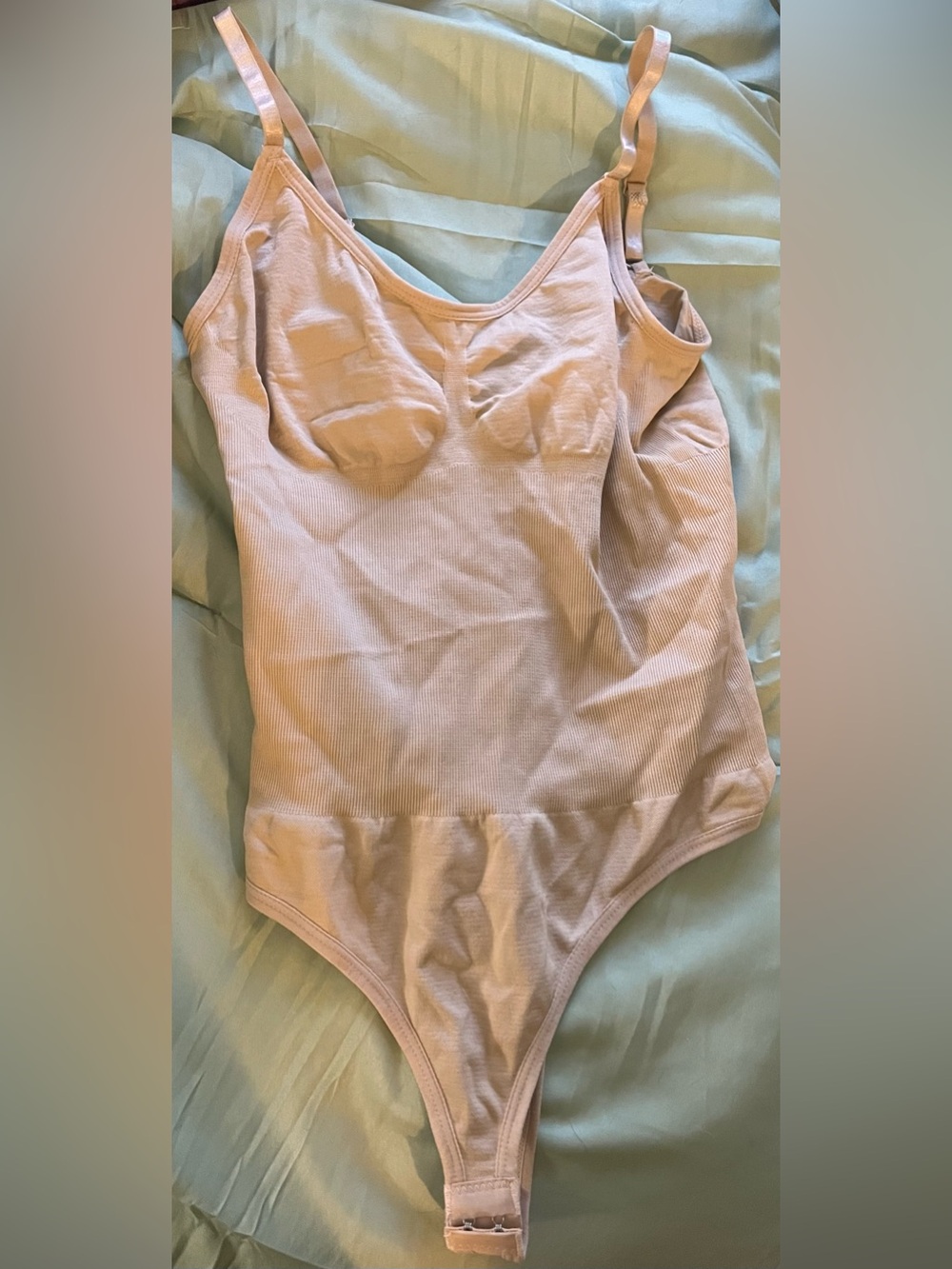 Women’s Tan Seamless Bodysuit Shorts - Brand